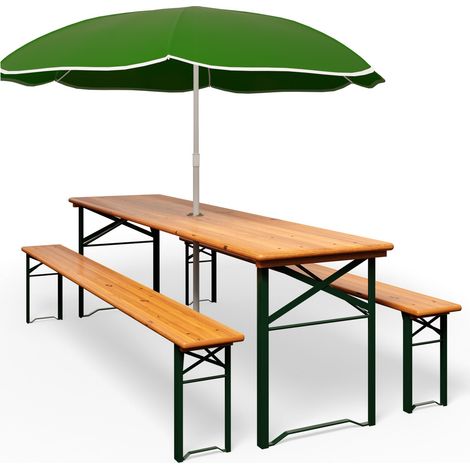 Beer tent set 3-piece 170cm foldable (1/5)
