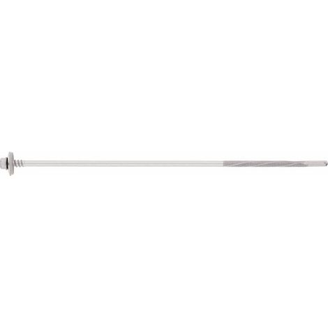 200 vis autoperceuse 5,5 / 6,3 x 255 mm P19, tête hexagonale avec rondelle estampée, pour panneaux sandwich, Inox A2 (1/2)