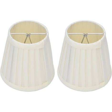 Doppio paralume piccolo a clip per lampade da tavolo, applique e lampadari in stile classico e moderno PX30 (1/5)