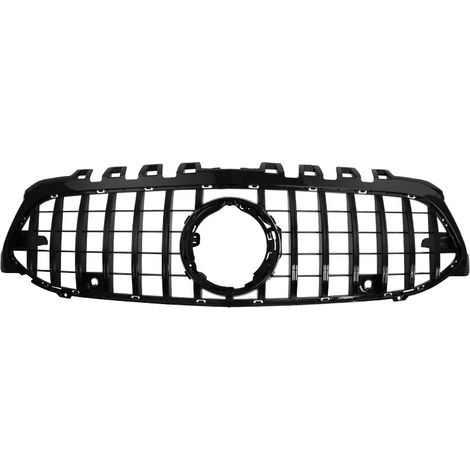 Grille avant, plastique ABS de haute qualité, remplacement direct, noir (1/2)