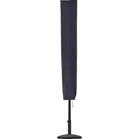 Funda para sombrilla - Tejido Oxford 600D - 153 x 30 cm - Negro (1/5)