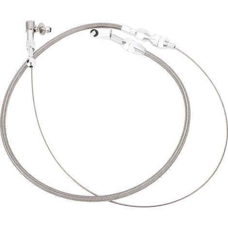 Câble d'accélérateur en Acier Inoxydable de 24 Pouces, Kit de Fils Flexibles et d'accélérateur, Modification de Voiture, Installation Facile, qualité Supérieure et durabilité (1/5)