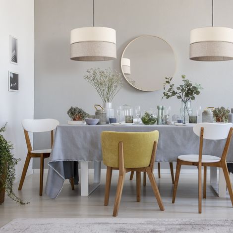 Tkkrywult ECO 5772 Suspension Luminaire Brun Gris Moderne (1/4)