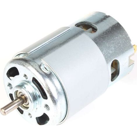 895 Moteur, modèle haute vitesse DC 12V-24V 6000-12000RPM moteur DC à couple élevé avec roulements à billes pour outils électriques, tournevis électriques, bricolage (1/5)