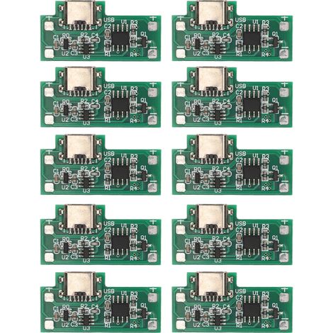Lot de 10 modules régulateur Type C PET ajustable 5V, petite carte à interrupteur de sortie (1/5)
