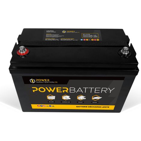 Batterie LITHIUM Fer Phosphate (LiFePO4) 12.8V 100ah Power Battery (1/2)