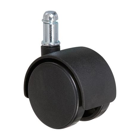 Roulette jumelée à tige lisse à ressort - Série S49 TL - Caujolle (1/4)