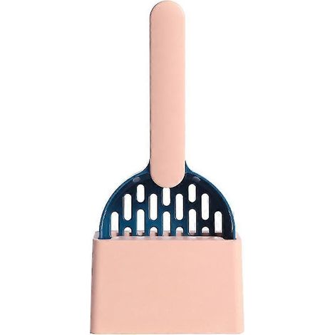 Pelle à litière pour chat en plastique avec base, outil de nettoyage pour animaux de compagnie, toilettes pour chat, bac à litière (1/5)