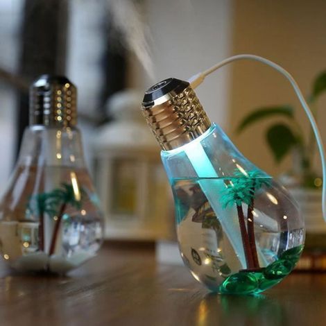 Humidificateur USB color - KEEJAA - Mini - Atomisation - Lumire dambiance domestique GOLDEN Blanc Blanc HUMIDIFICATEUR (1/4)