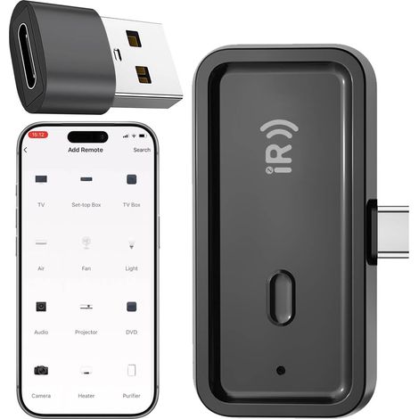 Mini Télécommande Universelle Intelligente Hub Zigbee IR intelligent pour la Télécommande Domotique Climatiseur TV Minuterie Vocale Compatible pour pour pour (1/5)