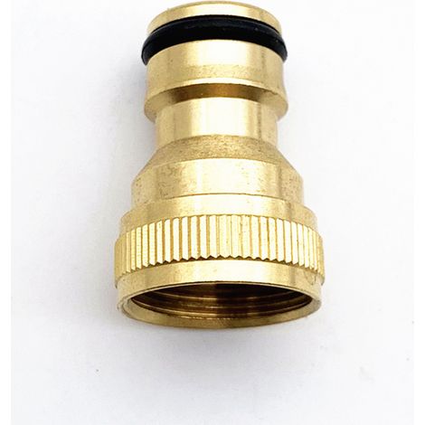 Connecteur de sucette de dent intérieure à quatre points en cuivre complet, machine à laver, connecteur de conversion de sucette en cuivre, connexion rapide d'eau, sucette de pistolet à eau de lavage (1/5)
