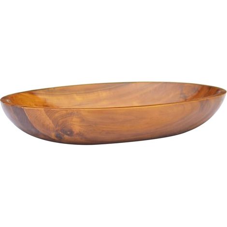 Lavabo Bois de teck massif 60x40x10 cm