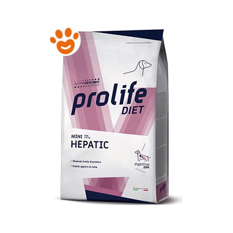 Prolife Dog Veterinary Mini Hepatic - Prolife Dog Veterinary Mini Hepatic - Sacco Da 5 Kg