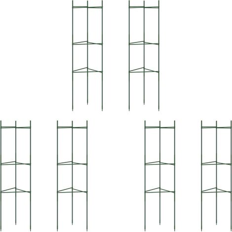 Maison Exclusive - Tomatenkäfige 6 Stk. 116 cm Stahl und PP