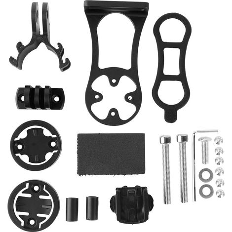 Support Vélo Métal Robuste pour GPS Garmin Bryton - Porte-Carte Noir (1/5)