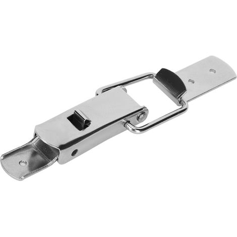 Loquet de sécurité en acier inoxydable à verrouillage automatique pour coffre, valise ou porte (1/5)
