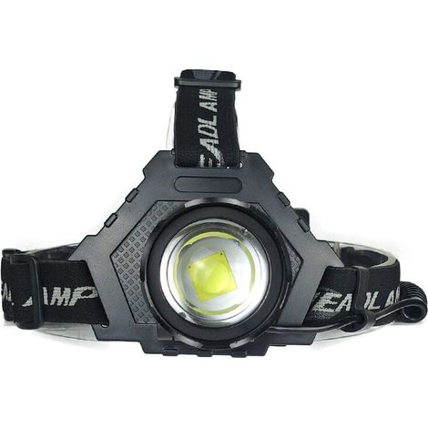 Lampe frontale LED rechargeable, 2000 lumens ultra lumineuse, avec 5 modes et étanche IPX7, réglable à 90° (1/4)