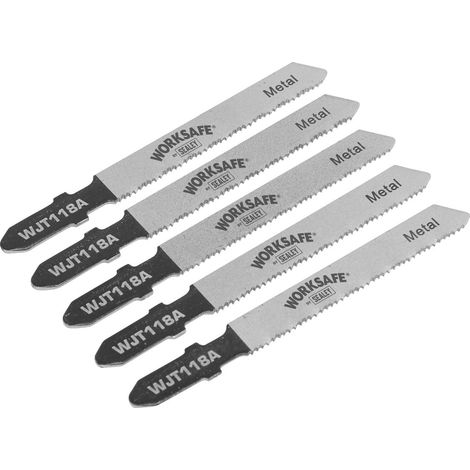 Sealey Jigsaw Blade Metal 55mm 21tpi - Pack of 5 WJT118A (1/3)