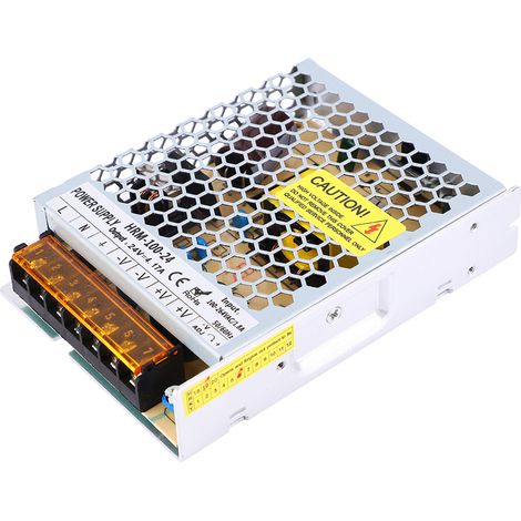 Adaptateur secteur ultra-mince 24 V 4,17 A 100 W pour rubans LED
