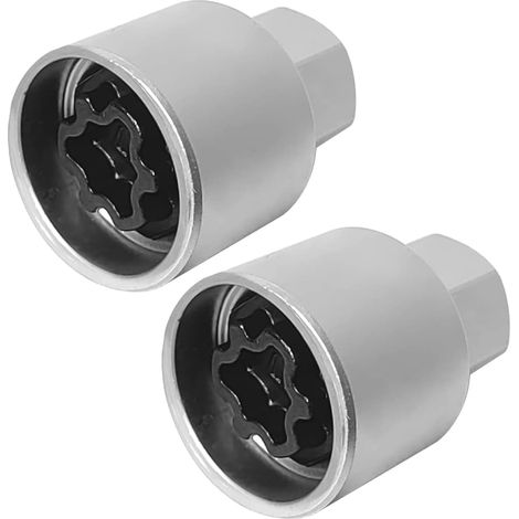 Clé À Écrou De Blocage Roue Véhicule Clé À Douille En Acier Robuste 17 Mm Paquet 2 Conception Antivol Sécurité Pour Le Remplacement Des Pneus 2x Accessoires D'entretien Voiture (1/4)
