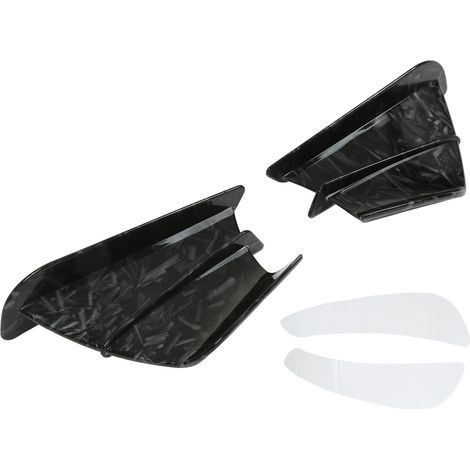 Ailes aérodynamiques de carénage avant de becquet latéral de moto pour NINJA400 NINJA250 Z900 Z1000 Grain de marbre (1/5)