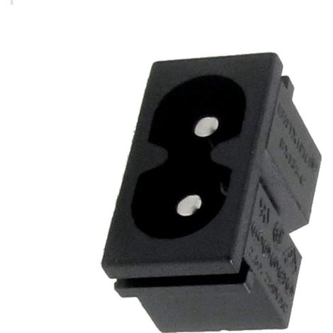 10 pièces. Elektronik & Foto AC 250V 2.5A 3P C8 Netzanschluss Steckverbinder Zubehör Plattenmontage