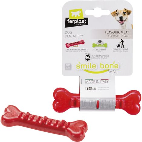 Jouet Chien, Distributeur Croquettes ou Friandises, en Caoutchouc Naturel Durable à Mâcher, Arôme de Poulet, Rebondissant, Lancer et rapporter, Jouets pour Petit Chien, Orange (1/5)