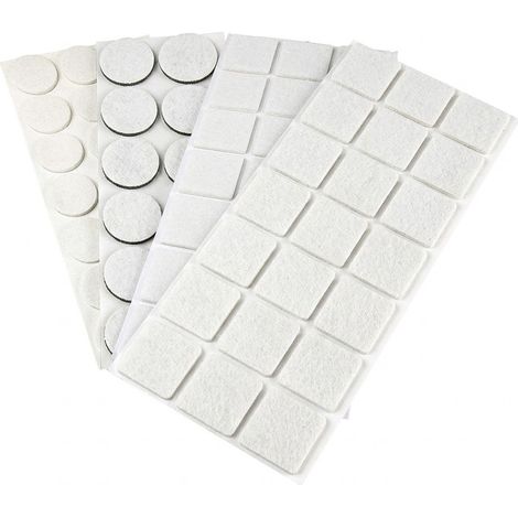 SOTTOSEDIA AUTOADESIVO ø 22 - pz 10 bianco- 10 blister  - Blister Koncreto