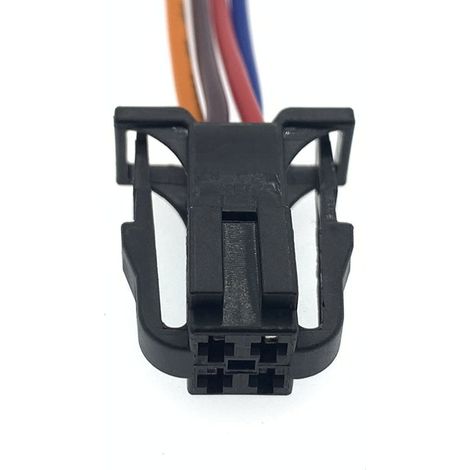 Les fiches 3B0972732/3B0972722 sont des prises à 4 broches adaptées aux feux arrière/chauffage de siège/clignotants Volkswagen et Audi. (1/5)