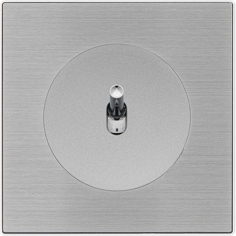 FONTINI COMMANDE VOLET ROULANT ALU DOM + PLQ SIMPLE MÉTAL GRIS – Contrôle fluide et design raffiné (1/5)