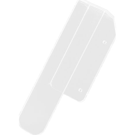 Moderner, wandmontierter Handtuchhalter aus transparentem, selbstklebendem Acryl für Bad, Küche und WC