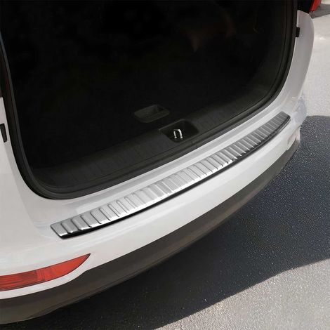 Protection Seuil De Pare-Chocs Arriére Compatible avec Kia Sportage 4 2015-2018 INOX Brossé (1/5)