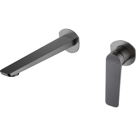 Monomando empotrado lavabo Nápoles black gun metal
