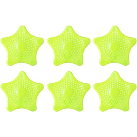Grille de caniveau en forme d'étoile de mer, récupérateur de cheveux, couvercle de caniveau (1/5)