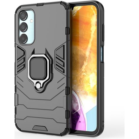 Étui pour Samsung Galaxy M15 5G, anneau de support, noir (1/5)