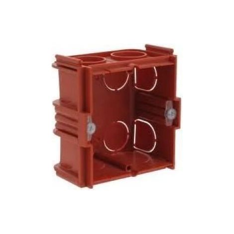 Boîte d'encastrement - - BATIBOX MACONN.1POSTE - 3 postes - 70mm x 71mm - Polystyrène (1/2)