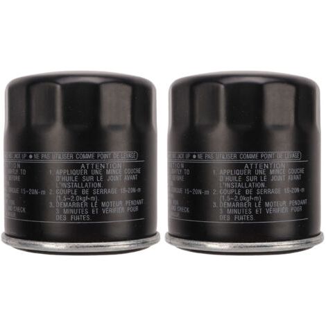 Nettoyant à Huile, 2PCS Filtre à Huile 5GH 13440 70 Remplacement de Surface Lisse Noir pour YZF-R1 2000-2014. (1/5)