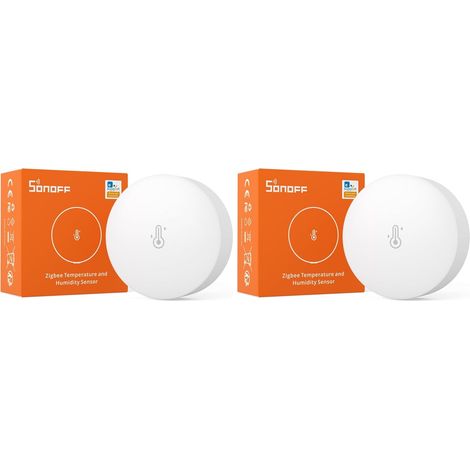 1 Capteur Température Humidité Zigbee 3.0, Précision Suisse, Alertes Confort, Pour Maison Connectée