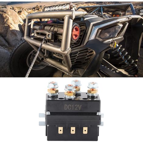 Interrupteur Solénoïde de Treuil 12V 500A, Compatible Treuils 8000-12000 lbs pour ATV/UTV (1/5)