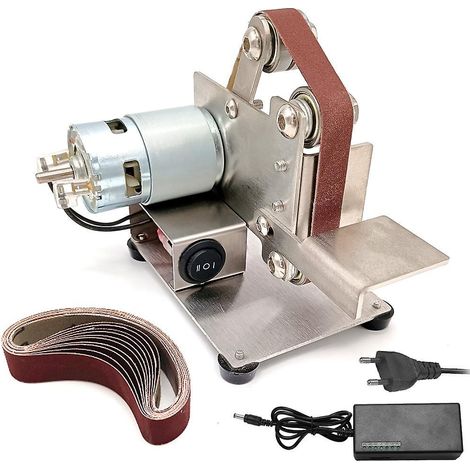 Mini-Multifunktions-Elektrobandschleifer 15 mm/25 mm für Heimwerkerarbeiten wie Schneiden und Polieren