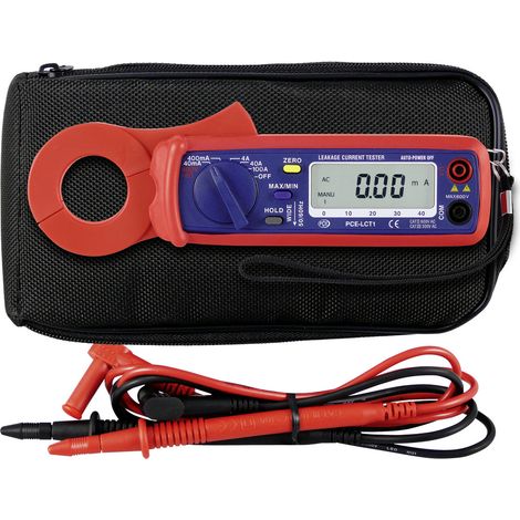 PCE Instruments Handmultimeter Stromzange 100 A ACCAT II 400V CAT III 300V Zangendurchmesser 30mm (1/5)