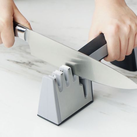 Affûteur de couteaux multifonction à 4 étapes, affûteur rapide, accessoires de cuisine pour la maison (1/5)