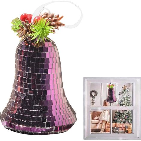 Clochettes élégantes vintage en forme de vache Décoration polyvalente Cloches disco vintage pour sapin de Noël (1/5)