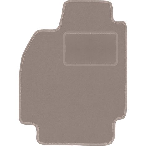 Alfombrilla de terciopelo para el conductor para: Renault Megane II CC coupé, cabrio (2003-2010) beige