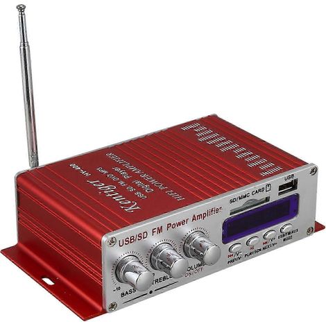 Autoradio Hi-Fi Kentiger Hy-400 avec amplificateur, radio MP3, haut-parleur FM, écran LCD et lecteur d'effets. (1/5)