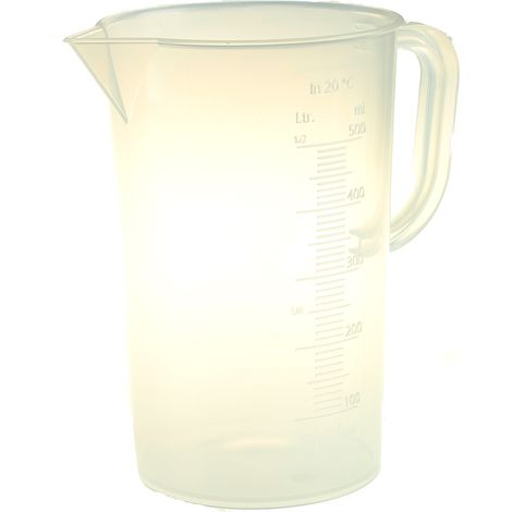 Bonbonne de laboratoire RS PRO, PP, 500ml ( Prix pour 1 )