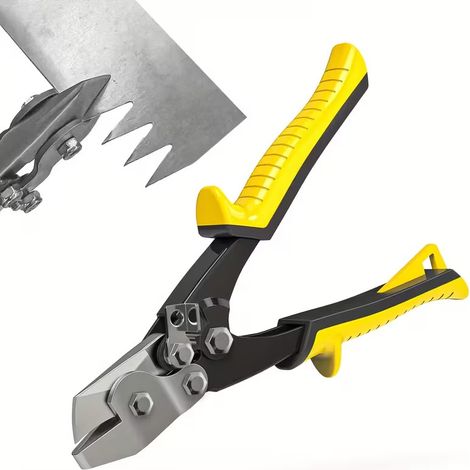 Outil de rainurage en V à 30° jaune et noir pour une découpe efficace des systèmes de tuyauterie, des tuyaux et des composants CVC.