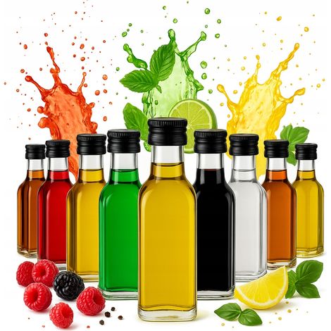 50 botellas de vidrio MARASCA de 20 ml para muestras de licores. Botellas de regalo para bebidas alcohólicas.