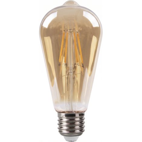Ampoule à filament pour brasero 4W 380lm E27 ambré 2700K