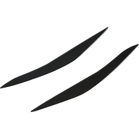 2x Cache Sourcil Phare Noir Baguette Lèche-Vitre Pour BMW Série 5 F10 2010-2013 (1/5)
